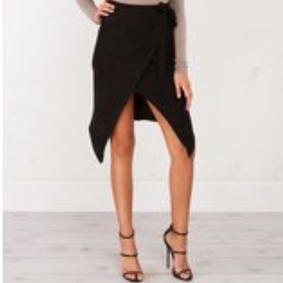 AKIRA Dresses & Skirts - AKIRA BLACK SUEDE SKIRT AKIRA Dresses & Skirts - AKIRA BLACK SUEDE SKIRT